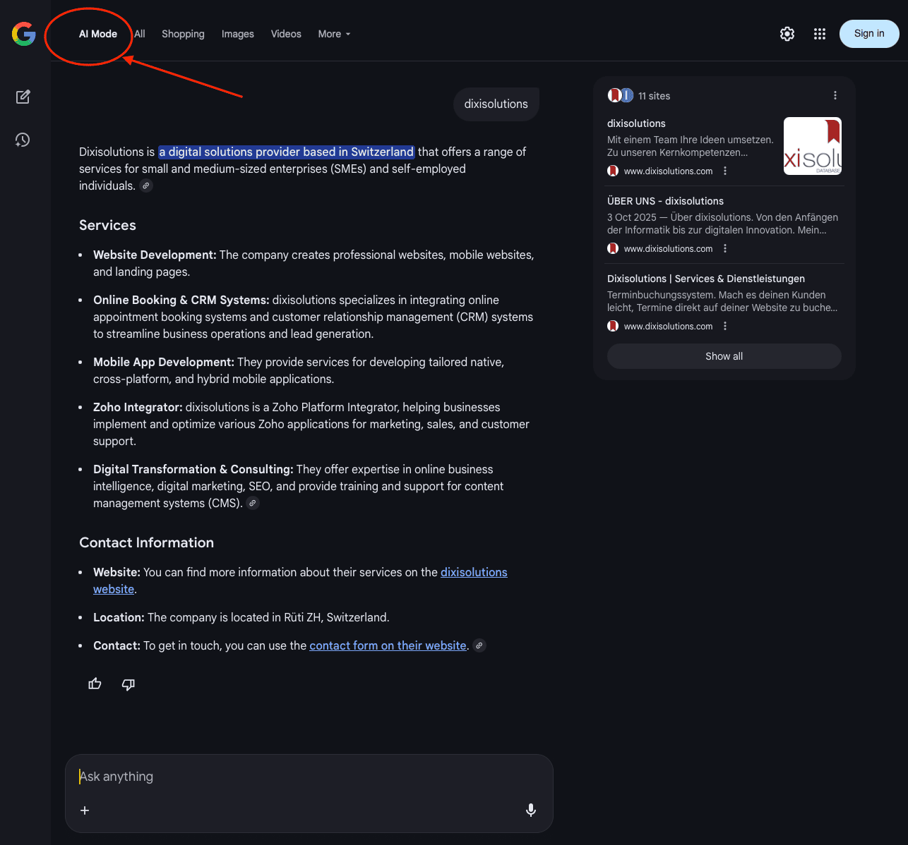 Googles #AIMode ist ein #Gamechanger